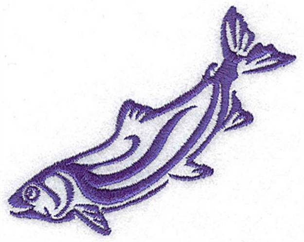 Picture of Trout Fish Machine Embroidery Design