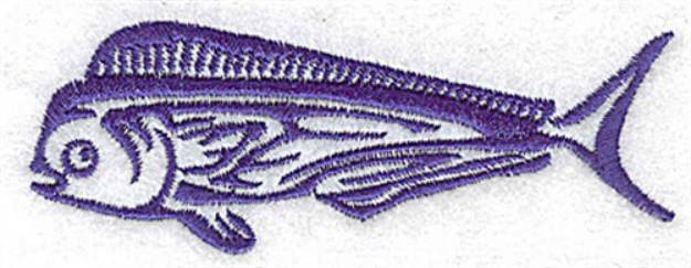 Picture of Game Fish Machine Embroidery Design
