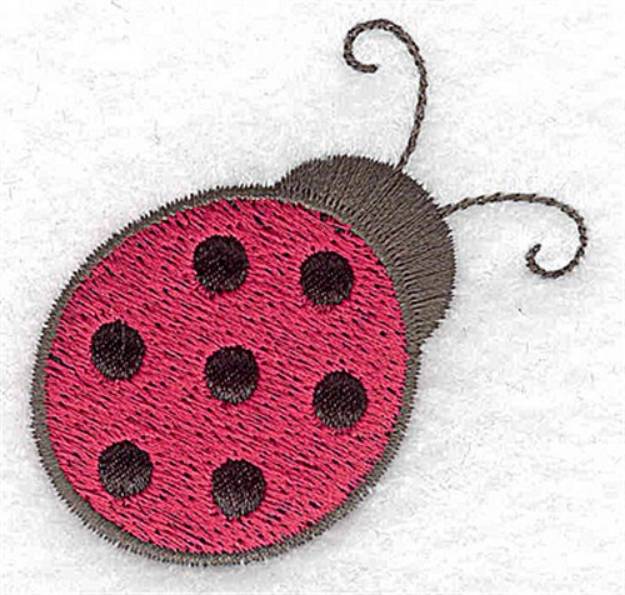 Picture of Spotted Ladybug Machine Embroidery Design