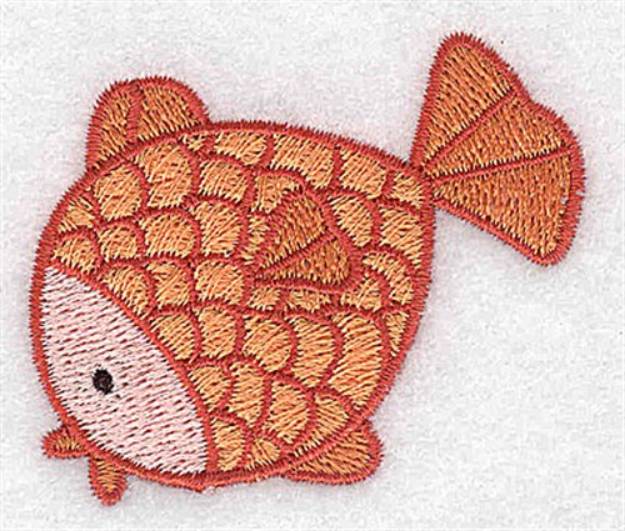 Picture of Goldfish Machine Embroidery Design