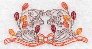 Picture of Berry & Leaf Motif Machine Embroidery Design