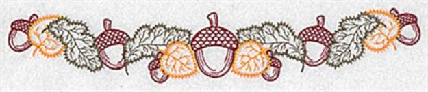 Picture of Acorn Border Machine Embroidery Design