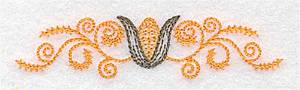 Picture of Corn Border Machine Embroidery Design