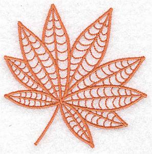 Picture of Buckeye Leaf Machine Embroidery Design