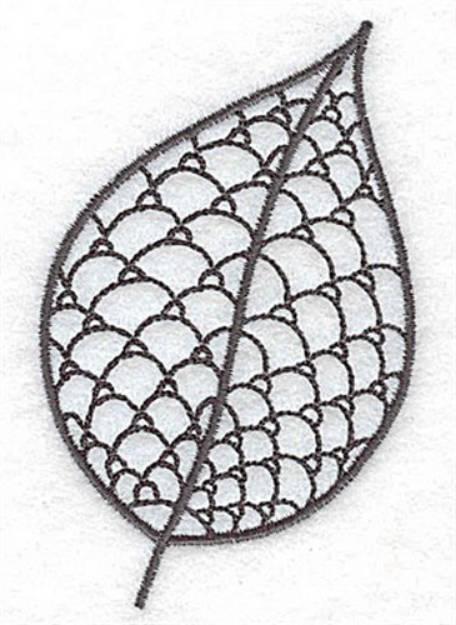 Picture of Persimmon Leaf Machine Embroidery Design