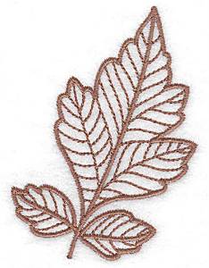 Picture of Gambel Oak Leaf Machine Embroidery Design