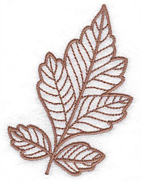 Picture of Gambel Oak Leaf Machine Embroidery Design