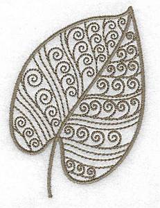 Picture of Redbud Leaf Machine Embroidery Design
