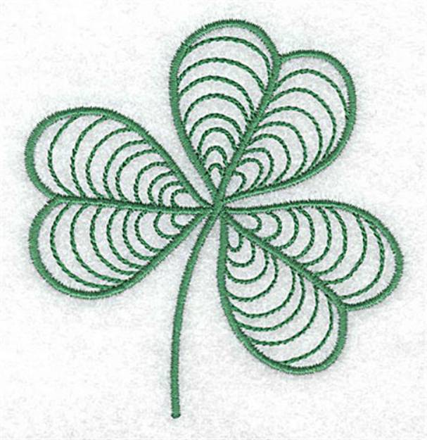 Picture of Shamrock Leaf Machine Embroidery Design