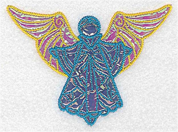 Picture of Flying Angel Applique Machine Embroidery Design