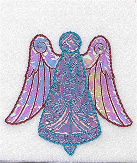 Picture of Pretty Angel Applique Machine Embroidery Design