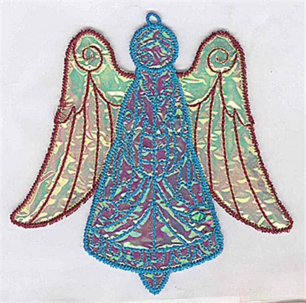 Picture of Pretty Applique Ornament Machine Embroidery Design