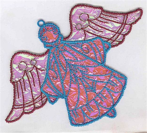 Picture of Angel Ornament Applique Machine Embroidery Design
