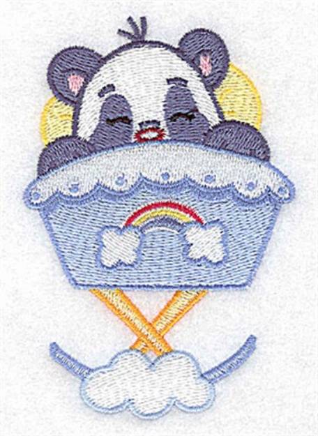 Picture of Panda In Cradle Machine Embroidery Design