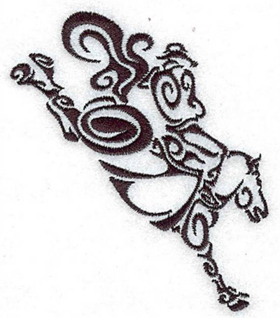 Picture of Brucking Horse Machine Embroidery Design
