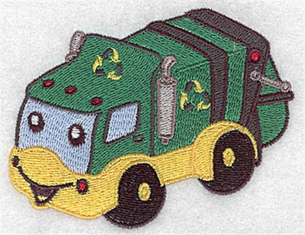 Picture of Recycling Truck Machine Embroidery Design