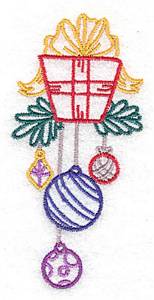 Picture of Christmas Gift Machine Embroidery Design