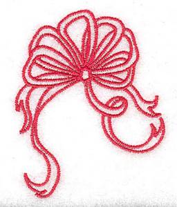 Picture of Christmas Ribbon Machine Embroidery Design