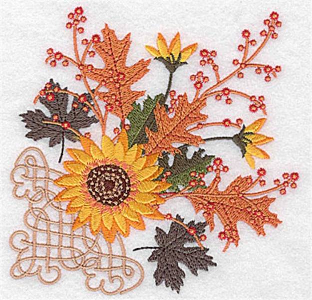 Picture of Sunflower Design Machine Embroidery Design