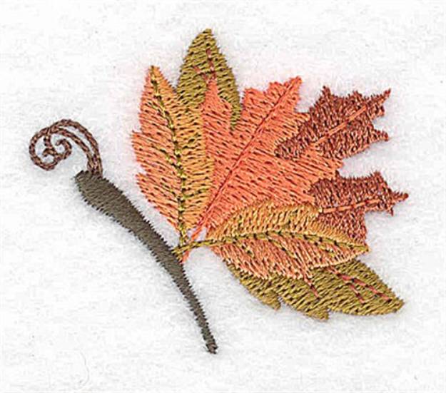 Picture of Butterfly Leaf Machine Embroidery Design