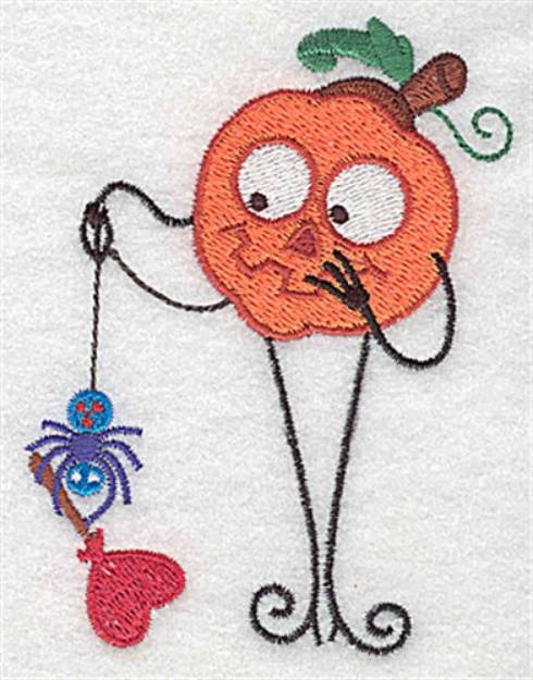 Picture of Mr. Pumpkinhead Machine Embroidery Design