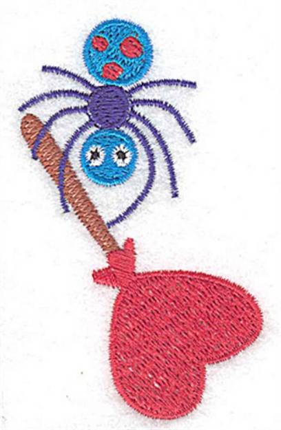 Picture of Spider With Lollipop Machine Embroidery Design