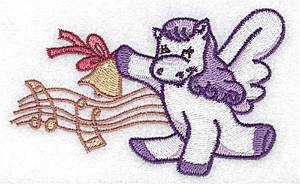 Picture of Musical Pegasus Machine Embroidery Design