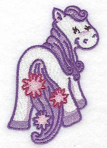 Picture of Floral Pegasus Machine Embroidery Design