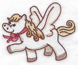 Picture of Happy Pegasus Machine Embroidery Design