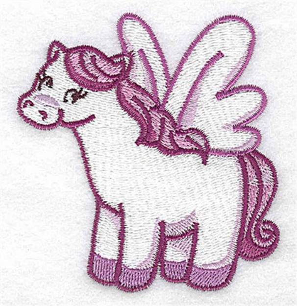 Picture of Pink Pegasus Machine Embroidery Design
