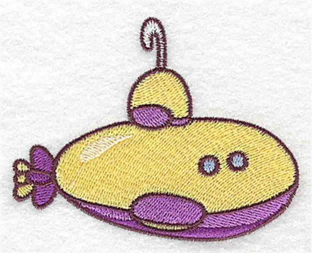 Picture of Submarine Toy Machine Embroidery Design