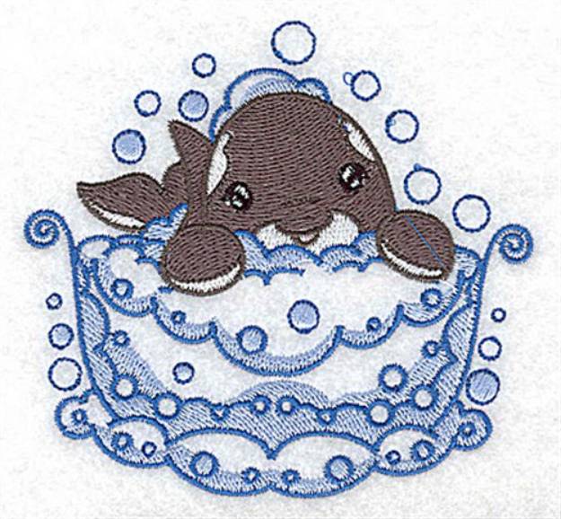 Picture of Dolphin Toy Machine Embroidery Design