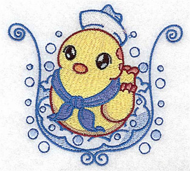 Picture of Bath Duck Machine Embroidery Design