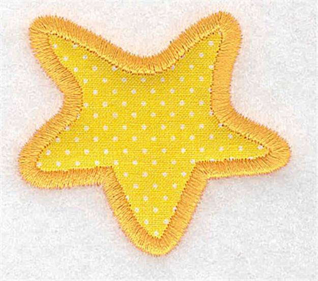 Picture of Star Applique Machine Embroidery Design