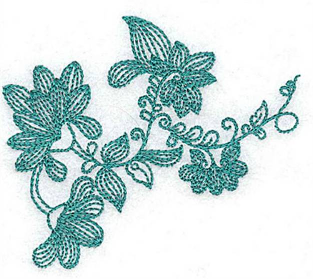 Picture of Heritage Leaf Machine Embroidery Design