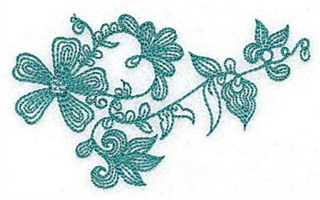 Picture of Heritage Flowers Machine Embroidery Design