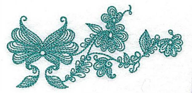 Picture of Heritage Floral Machine Embroidery Design