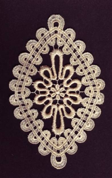 Picture of Lace Diamond Machine Embroidery Design