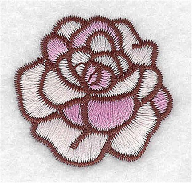 Picture of Blooming Rose Machine Embroidery Design