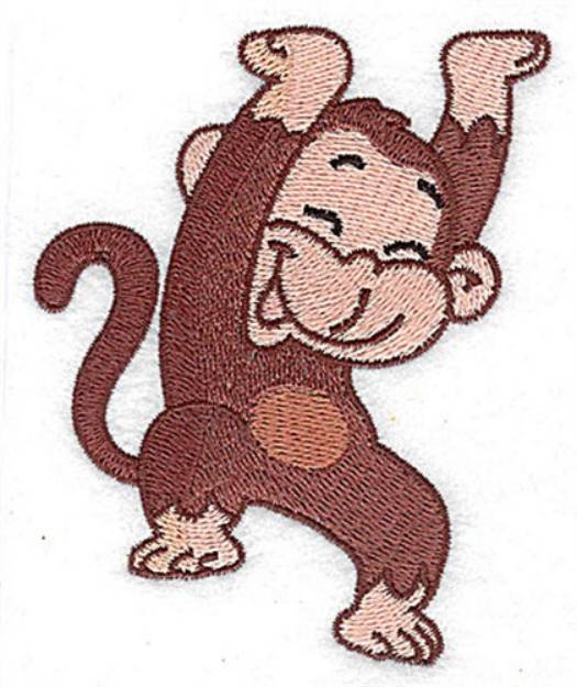 Picture of Happy Monkey Machine Embroidery Design
