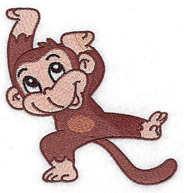Picture of Silly Monkey Machine Embroidery Design