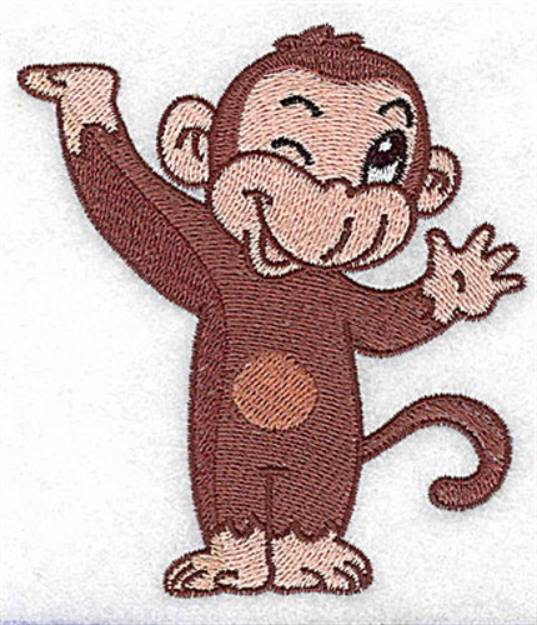 Picture of Monkey Winks Machine Embroidery Design