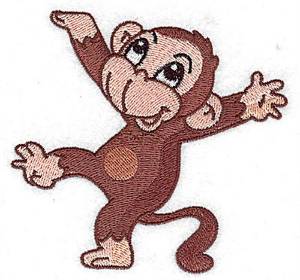 Picture of Jolly Monkey Machine Embroidery Design
