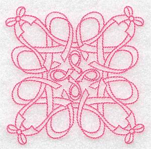 Picture of Ribbon Quilt Design Machine Embroidery Design