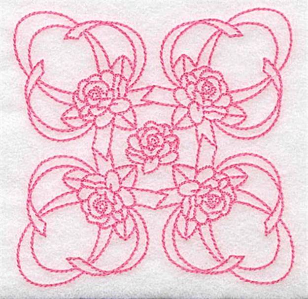 Picture of Ribbons & Roses Machine Embroidery Design