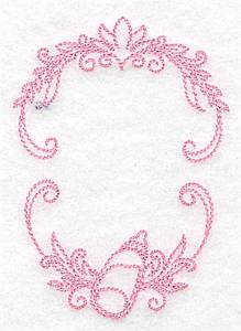 Picture of Monogram Baby Frame Machine Embroidery Design