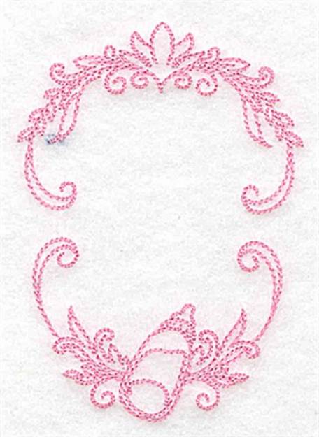 Picture of Monogram Baby Frame Machine Embroidery Design