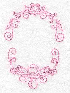 Picture of Pacifier Frame Machine Embroidery Design