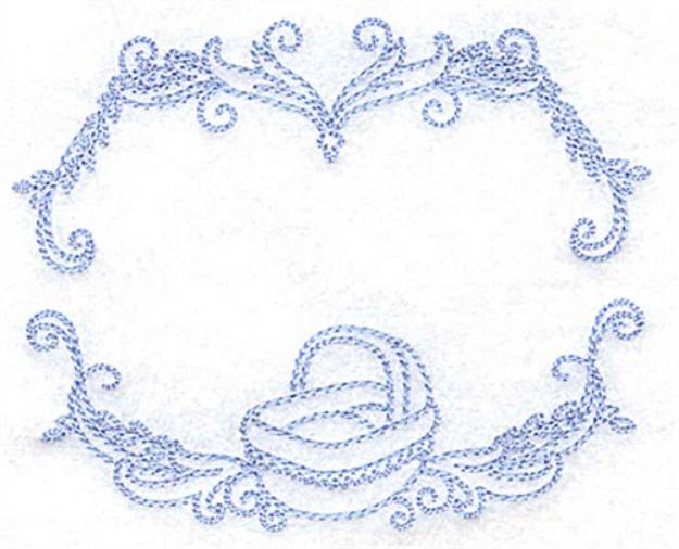 Picture of Bassinet Frame Machine Embroidery Design