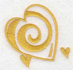 Picture of Heart Trio Machine Embroidery Design